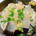 あい♪らんど's cooksnap of when they made ひらめの昆布じめにお茶漬け♪.