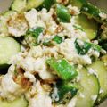 クック7FNN0F☆'s cooksnap of when they made オクラの和え物★きゅうりと豆腐.