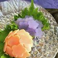 可愛的羊羊's cooksnap of when they made ポテサラで紫陽花　キャラデコおかず.