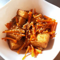 かとりーな♪'s cooksnap of when they made 厚揚げとにんじんのきんぴら風.