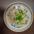 ちえのわ☆'s cooksnap of when they made 餃子の皮の中華スープ.