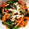 ダリア☆'s cooksnap of when they made ほうれん草と人参としめじの塩昆布ナムル.