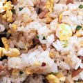 マーブルチロル's cooksnap of when they made 簡単＊リメイク＊生姜焼き残りチャーハン♪.