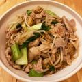 アツシの嫁's cooksnap of when they made 豚肉とチンゲン菜ともやしの炒め物.