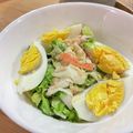 あんみつ☆'s cooksnap of when they made レタスの味噌マヨエッグサラダ.