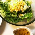 みなとのまんま's cooksnap of when they made 簡単のせるだけ胡瓜飾り花サラダ.