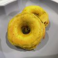 きなこあめ＊'s cooksnap of when they made 超しっとりかぼちゃの焼きドーナツ.