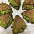 クックZ0AIRX's cooksnap of when they made サクサク チョコチップ 抹茶 スコーン.