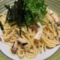 ともとも食堂's cooksnap of when they made 美味♪たらこスパゲティ.