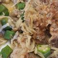 ○みきお○'s cooksnap of when they made ポン酢だけ♪豚コマとオクラの炒めもの.