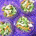 ふたごゆき's cooksnap of when they made 水菜とささみと人参のサラダ♪.