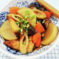 在宅勤務のおじさん's cooksnap of when they made 大根とちくわの煮物.