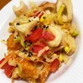 みゅうポン's cooksnap of when they made ポリ袋で！キャベツとちくわの中華サラダ.
