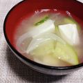 シビシビさん's cooksnap of when they made ズッキーニと新玉葱で作る初夏のお味噌汁.