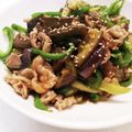 クックE662AA☆'s cooksnap of when they made 茄子ピーマン豆板醤炒め.