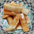 とうもろこしchan's cooksnap of when they made 簡単・即席・長芋のキムチ漬け.