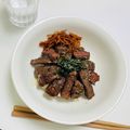 クック3THTSH☆'s cooksnap of when they made 和風ステーキ丼.