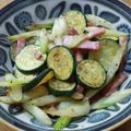 や～たん食堂's cooksnap of when they made セロリとズッキーニとベーコンの炒め物.