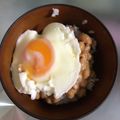 はる1234's cooksnap of when they made 納豆好きの☆目玉焼き丼♫.