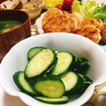 みぃぃちゃま's cooksnap of when they made 超簡単きゅうりの浅漬け.