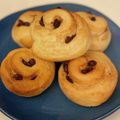 ヘルシープー's cooksnap of when they made シナモンロール＊レーズン胡桃チョコ.