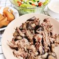 しーな☆sea7's cooksnap of when they made 鶏もも肉と茄子のピリ辛炒め.