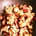 ame-ikuru's cooksnap of when they made カリフラワーと牛肉のオイスター炒め.