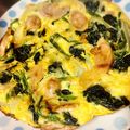 aaikoo's cooksnap of when they made 魚肉ソーセージのオープンオムレツ.