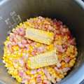 おかぶ〜ま's cooksnap of when they made とうもろこし炊き込みピラフ.