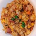 友梨香ママ's cooksnap of when they made 残りご飯で簡単カレーピラフ.