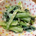 ばたみそーぱん☆'s cooksnap of when they made 小松菜のじゃこマヨ常備菜。.