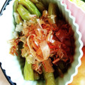 しーま♪'s cooksnap of when they made レンジで時短！いんげんのおひたし.
