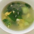 yokoyoko76's cooksnap of when they made チンゲン菜と玉子の中華スープ.
