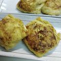 りんばたまま's cooksnap of when they made きゃべつとツナマヨコーンの巾着焼き.