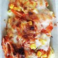 T❀mo's cooksnap of when they made じゃがいもとキムチのあつあつグラタン♪.