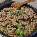 みこひろママ's cooksnap of when they made 豚肉と小松菜、もやしとしめじの中華風炒め.