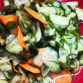 クックEM7ZQU☆'s cooksnap of when they made ＊作り置き・きゅうりとキクラゲの酢の物＊.