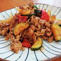 ＊yukimama＊'s cooksnap of when they made ズッキーニの甘辛スタミナ炒め.
