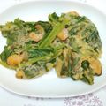 ABOママ☆'s cooksnap of when they made シーフードミックスとほうれん草のチヂミ♡.