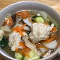 くまちゃんみかん's cooksnap of when they made お鍋やスープに美味しい簡単鶏団子♩⑅*♡.