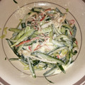 ういき☆彡's cooksnap of when they made お弁当に♪きゅうりとカニカマのマヨ和え.