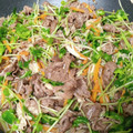 クック3IEGBT☆'s cooksnap of when they made 超簡単！豆苗とえのきのピリ辛豆板醤炒め♥.