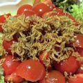 ゆけり３兄弟's cooksnap of when they made 5分で完成♪トマトのじゃこポンサラダ.