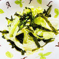 kinniko's cooksnap of when they made レタスと海苔のめんつゆマヨサラダ.