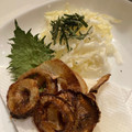 ラクラクダ's cooksnap of when they made 揚げ物と一緒に☆キャベツと大葉の千切り.