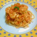 あｰちゃん♪'s cooksnap of when they made ♡プリッと海老のトマトクリームパスタ.