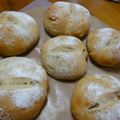 青杏仁's cooksnap of when they made バナナくるみパン.