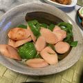 マールマル's cooksnap of when they made 魚肉ソーセージとピーマンのオイケチャ炒め.