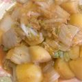 SOLA☆NMK's cooksnap of when they made 白菜とじゃが芋の味噌照り焼き.
