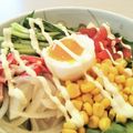 イエローバード's cooksnap of when they made 野菜たっぷりサラダうどん.